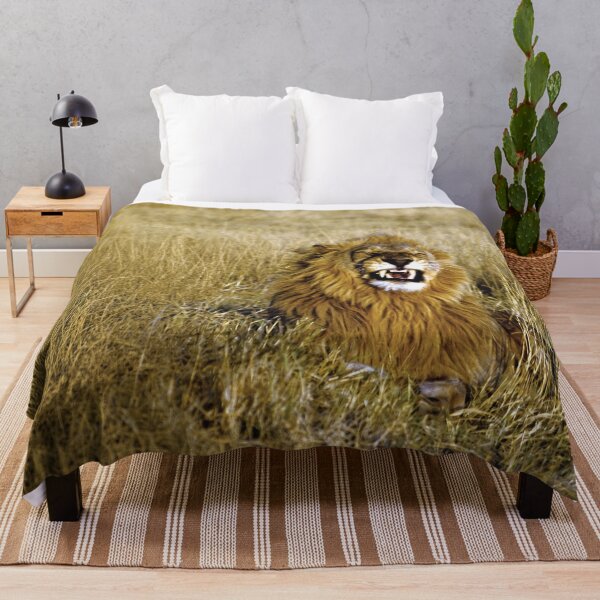 Item preview, Happy Lion. Golden Savannah Wildlife designed and sold by CCWorkfloor.