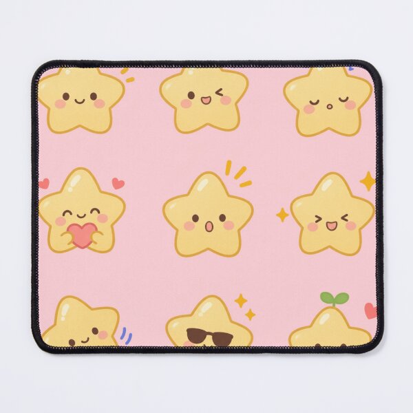 Item preview, Cute Kawaii Star Sticker Collection – Adorable Yellow Stars designed and sold by CosmicStar3.