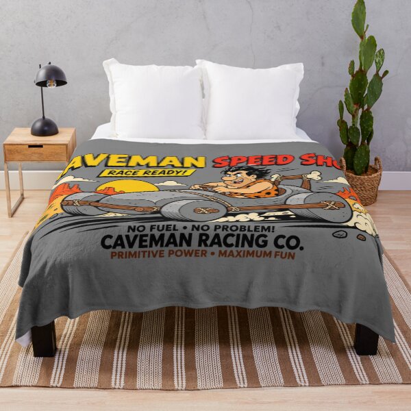 Item preview, Caveman Speed Shop – Primitive Power Stone Age Racing Cartoon designed and sold by VoglR.