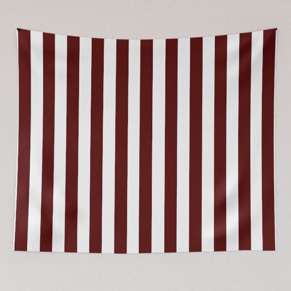 Item preview, Candy stripes in maroon and white designed and sold by RishabhArts1.