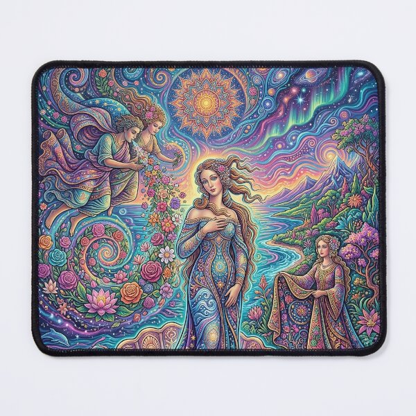Item preview, Birth of Venus - Psychedelic Goddess Art designed and sold by Lucid Dream Pixel.