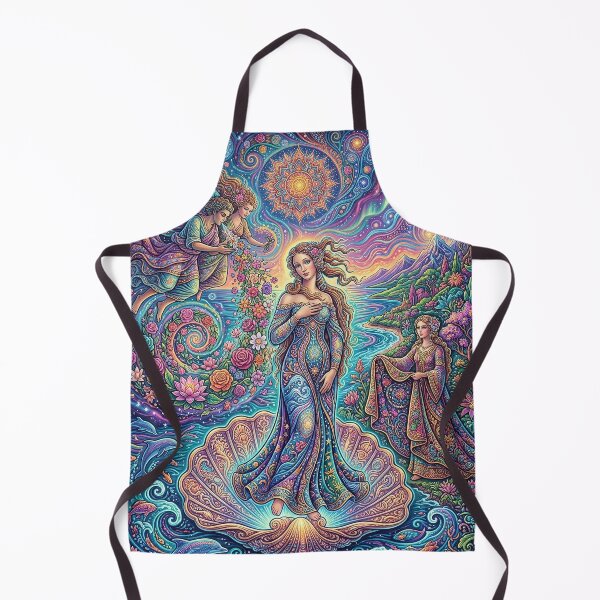 Item preview, Birth of Venus - Psychedelic Goddess Art designed and sold by Lucid Dream Pixel.