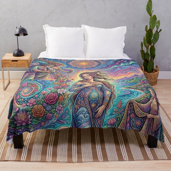 Item preview, Birth of Venus - Psychedelic Goddess Art designed and sold by Lucid Dream Pixel.