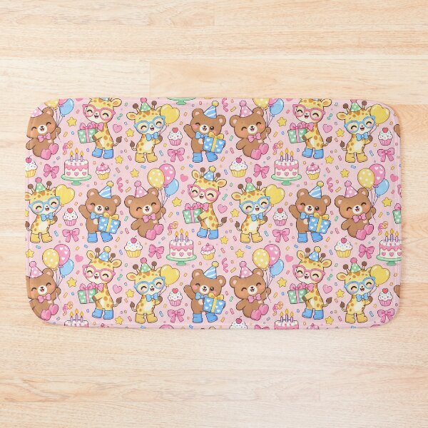 Item preview, Kawaii Birthday Bear and Giraffe Best Friends Pattern designed and sold by Soft Berry Studio.