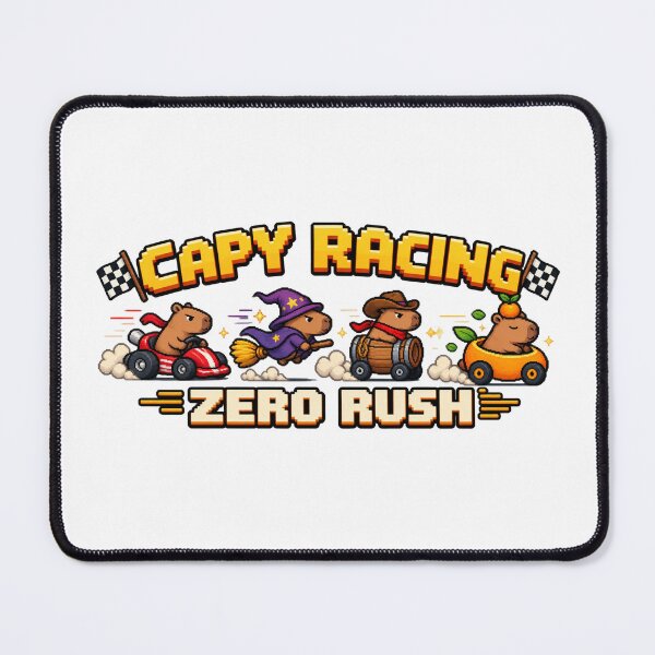 Item preview, Capy Racing: Zero Rush Pixel Art designed and sold by CircinusStore.