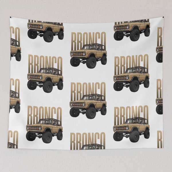 Item preview, Classic Ford Bronco 4x4 Off-Road Custom Truck Vintage Bronco Art designed and sold by Motorline44.