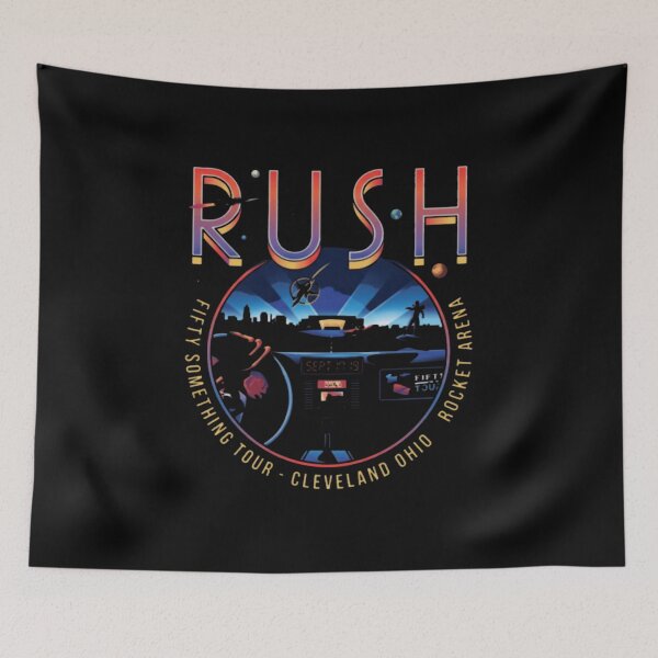Artikelvorschau, Rush – Fifty Something Tour 2026 – Rocket Arena entworfen und verkauft von FogliaDreamArt.