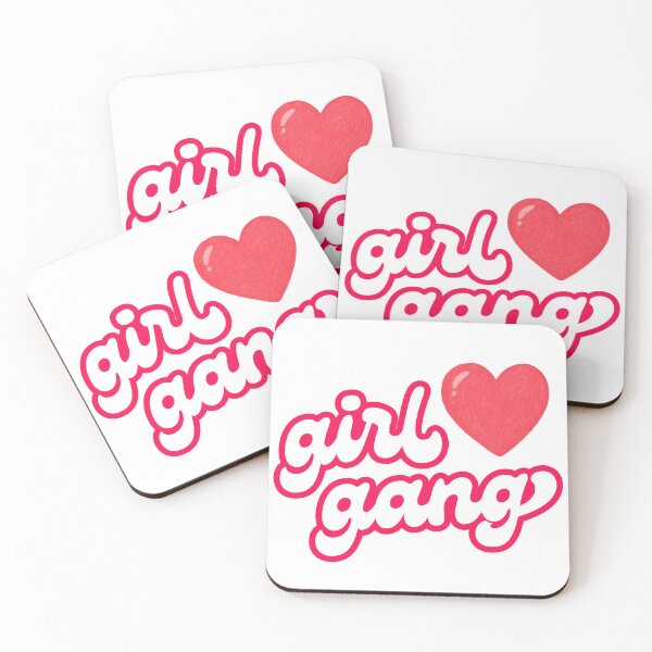 Item preview, Girl Gang Retro Bubble Letters with Red Heart designed and sold by Fani*.