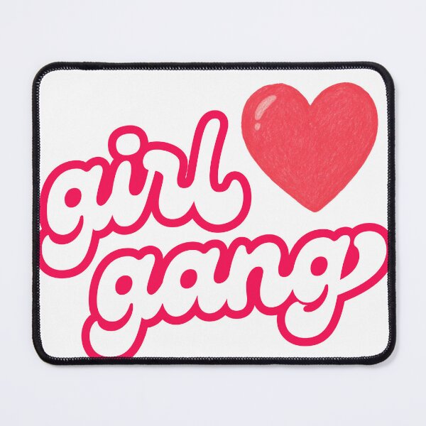 Item preview, Girl Gang Retro Bubble Letters with Red Heart designed and sold by Fani*.