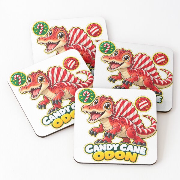 Item preview, Cute Candy Cane-odon Dino Christmas Shirt designed and sold by SunnyDesign82.