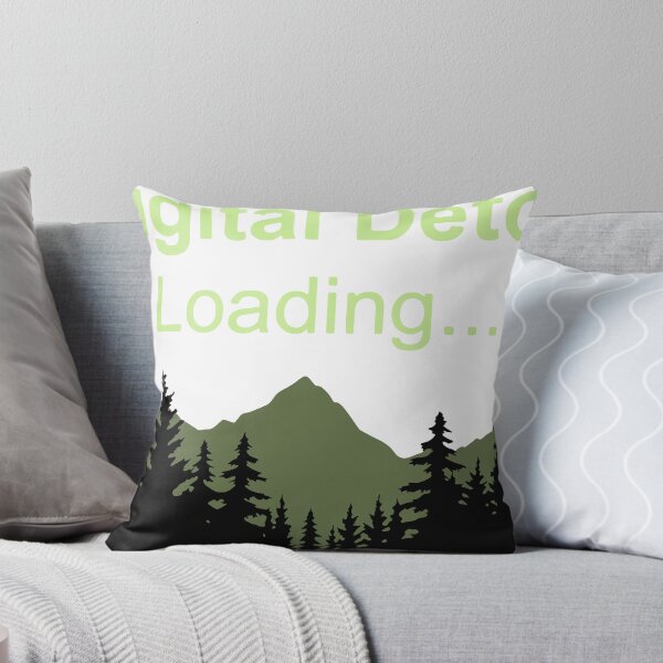 Item preview, Digital Detox Loading Pine Forest and Mountains Unplug Outdoors designed and sold by LesGTs.