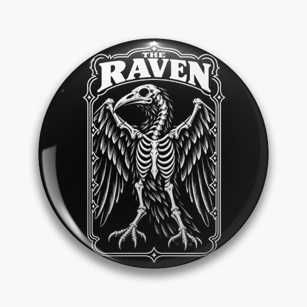 Item preview, The Raven Skeleton Bird Tarot Design designed and sold by SteadyRolling.