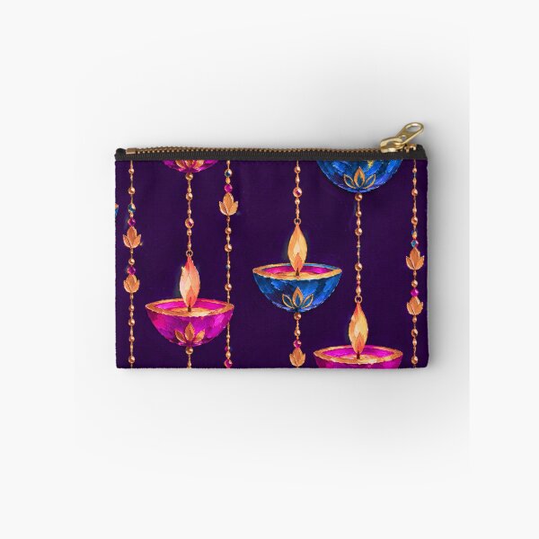 Item preview, Luxury Diwali Hanging Diya Pattern designed and sold by Paper&Palette.