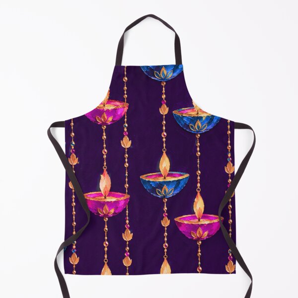 Item preview, Luxury Diwali Hanging Diya Pattern designed and sold by Paper&Palette.
