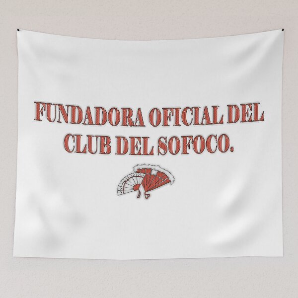 Item preview, Fundadora oficial del Club del Sofoco - Spanish Menopause Humor designed and sold by Yamy Morrell Art and Design.
