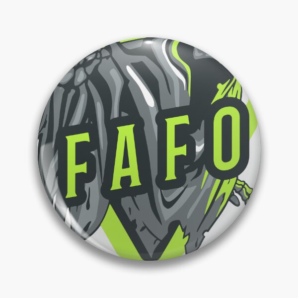 Item preview, FAFO Grim Reaper with Scythe Neon Green Dark Humor designed and sold by LesGTs.