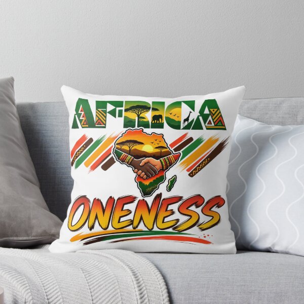 Item preview, Africa Oneness Handshake Map Sunset Design designed and sold by Tobietales.