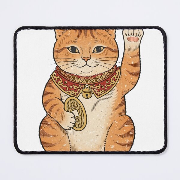 Item preview, Maneki Neko Lucky Cat Orange designed and sold by Dlvznbm.