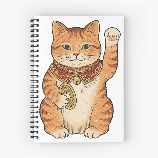 Item preview, Maneki Neko Lucky Cat Orange designed and sold by Dlvznbm.