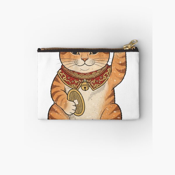 Item preview, Maneki Neko Lucky Cat Orange designed and sold by Dlvznbm.