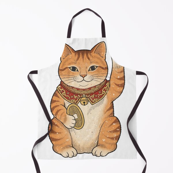 Item preview, Maneki Neko Lucky Cat Orange designed and sold by Dlvznbm.