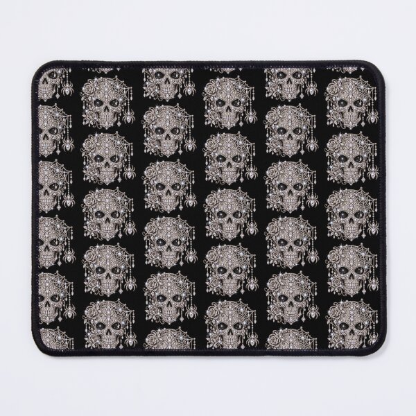 Item preview, Rhinestone Skull & Spiderweb – Sparkly Gothic Halloween Y2K designed and sold by Vsajanas.