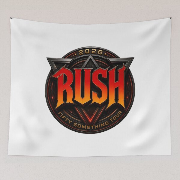 Item preview, RUSH 2026 FIFTY SOMETHING TOUR Emblem designed and sold by FogliaDreamArt.