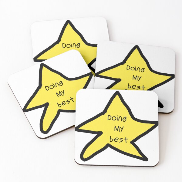 Item preview, Doing My Best Gold Star designed and sold by Stormboi Trading Co..