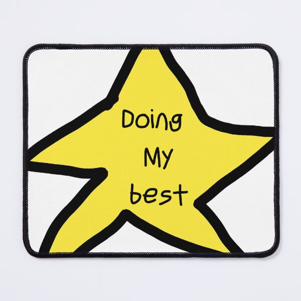 Item preview, Doing My Best Gold Star designed and sold by Stormboi Trading Co..