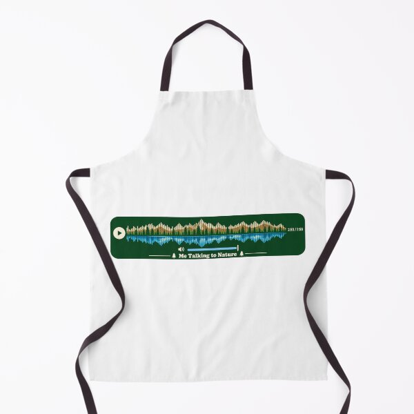 Item preview, Me Talking to Nature Audio Wave Shirt – Mountain Forest Lake Soundwave Graphic designed and sold by TerScott.