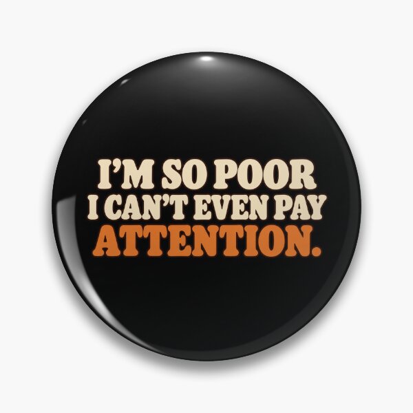 Item preview, I'm So Poor – Funny Retro Wallet designed and sold by HeroProd.