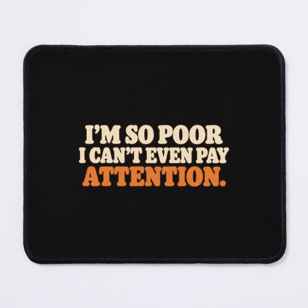 Item preview, I'm So Poor – Funny Retro Wallet designed and sold by HeroProd.
