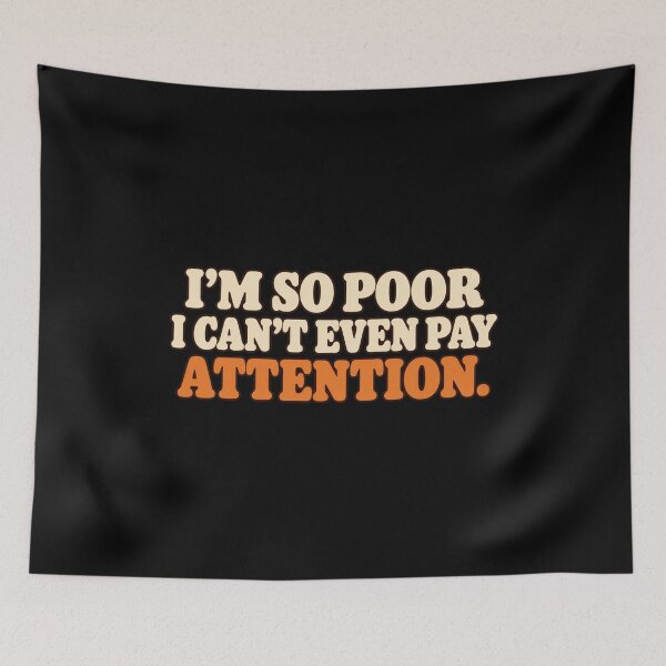 Item preview, I'm So Poor – Funny Retro Wallet designed and sold by HeroProd.