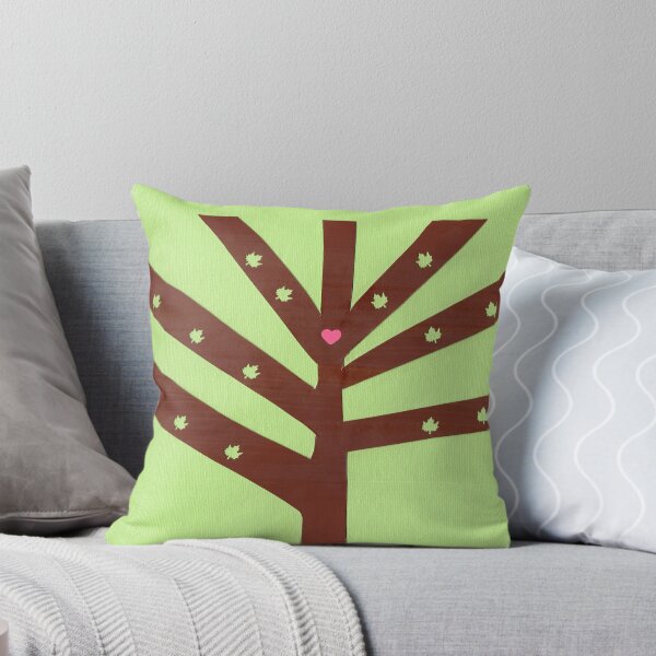 Item preview, Minimalist Tree with Pink Heart and Leaves designed and sold by Kristy Carpenter.