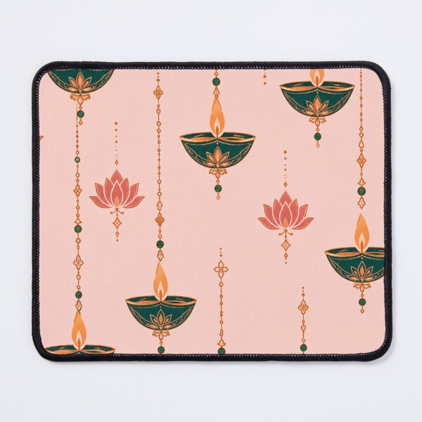 Item preview, Luxury Diwali Hanging Diya Pattern designed and sold by Paper&Palette.