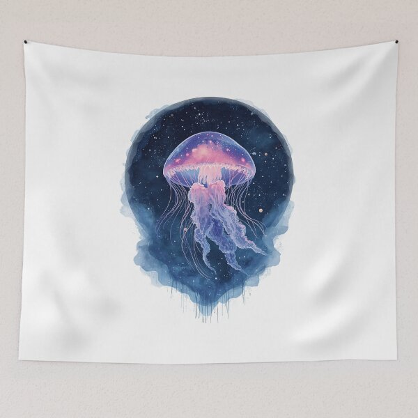 Item preview, Jellyfish Among the Stars designed and sold by catcurio.