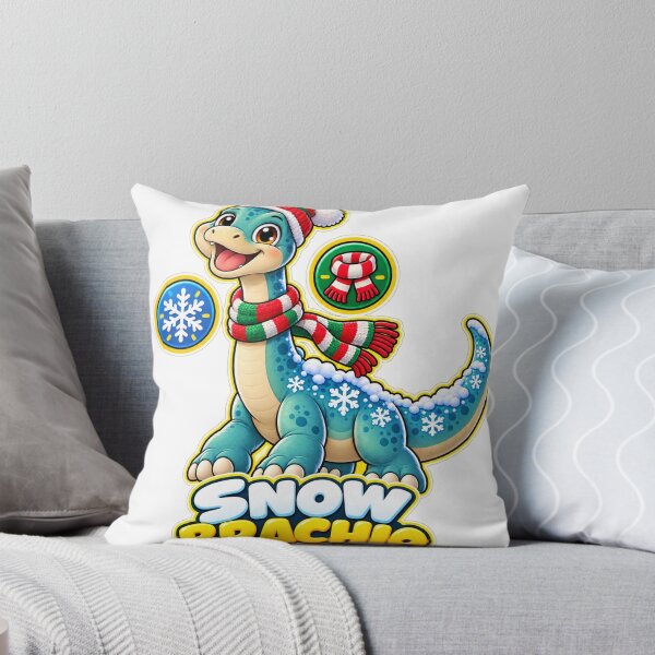 Item preview, Cute Snow Brachio Dino Christmas Tee designed and sold by SunnyDesign82.