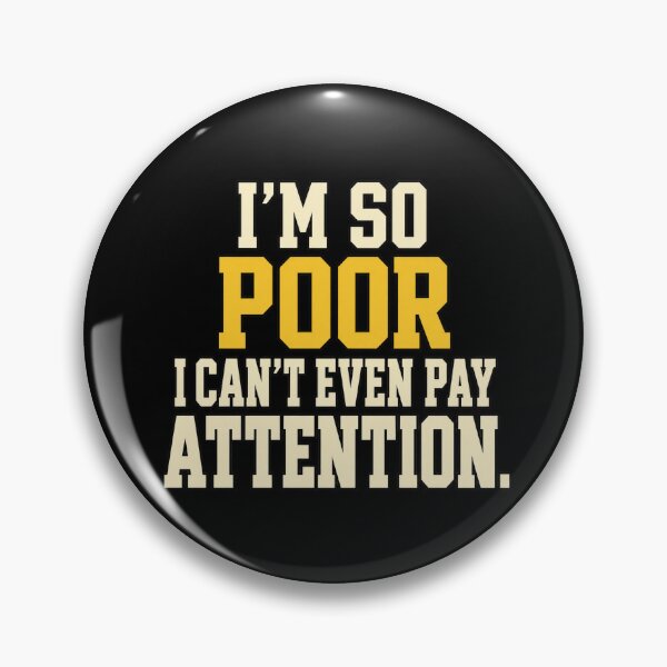 Item preview, I'm So Poor – Funny Retro Wallet designed and sold by HeroProd.