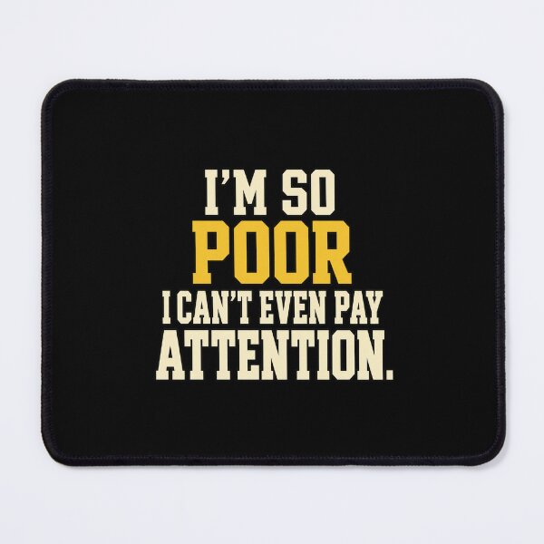 Item preview, I'm So Poor – Funny Retro Wallet designed and sold by HeroProd.