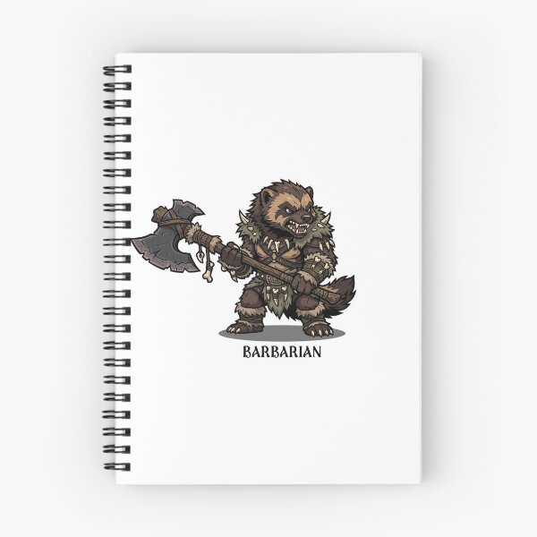 Item preview, D&D Badger Barbarian designed and sold by VFXguy.