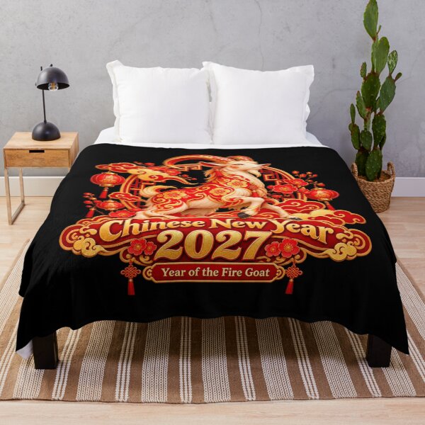 Item preview, Chinese Zodiac Goat 2027 – Lunar New Year Fire Goat Design designed and sold by Dragonfly-10.