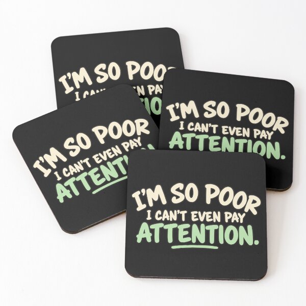 Item preview,  I'm So Poor – Funny Retro Wallet designed and sold by HeroProd.