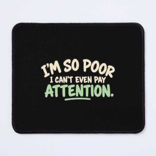 Item preview,  I'm So Poor – Funny Retro Wallet designed and sold by HeroProd.