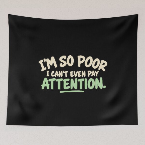Item preview,  I'm So Poor – Funny Retro Wallet designed and sold by HeroProd.