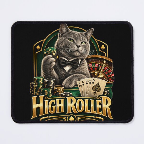 Item preview, High Roller Funny Casino Cat Heist Movie Lover Gift Idea designed and sold by FurRealStudioCo.