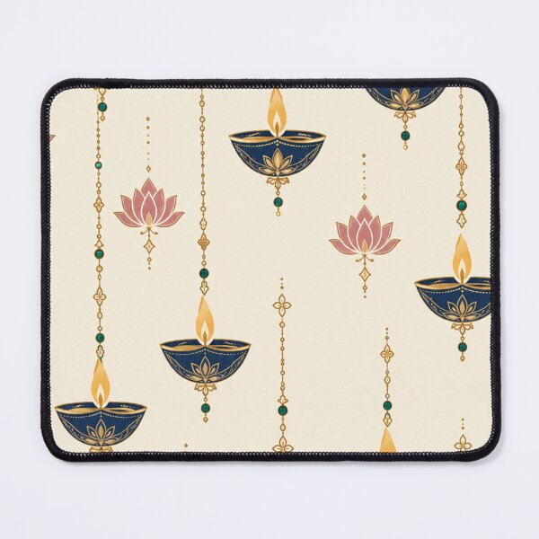Item preview, Luxury Diwali Hanging Diya Pattern designed and sold by Paper&Palette.