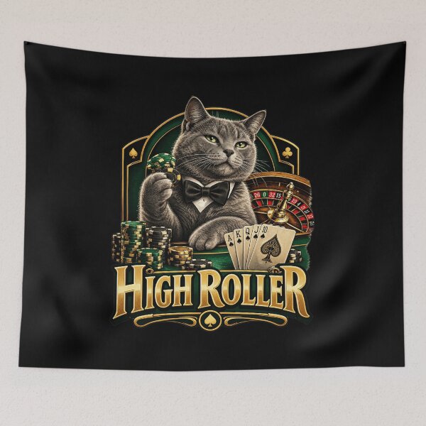 Item preview, High Roller Funny Casino Cat Heist Movie Lover Gift Idea designed and sold by FurRealStudioCo.