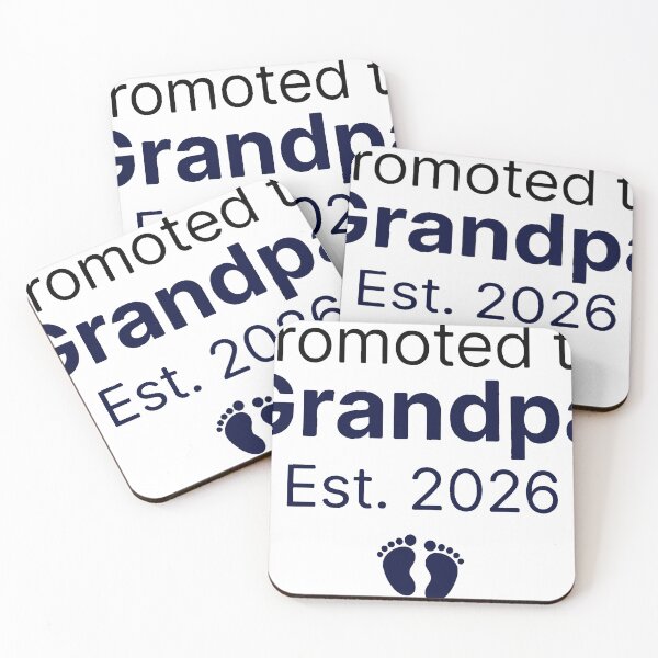 Item preview, Promoted to Grandpa Est 2026 New Grandpa Pregnancy Announcement designed and sold by LesGTs.