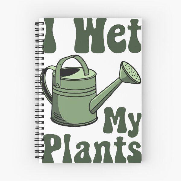 Item preview, I Wet My Plants Funny Gardening Pun Green Watering Can designed and sold by LesGTs.