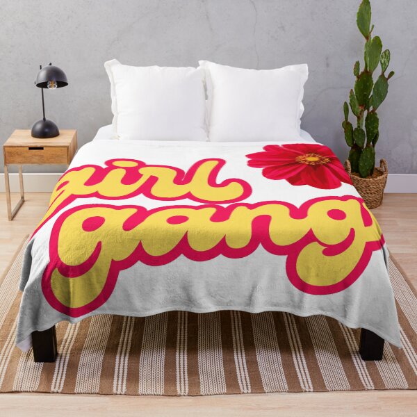 Item preview, Girl Gang Retro Bubble Letters with Red Flower designed and sold by Fani*.